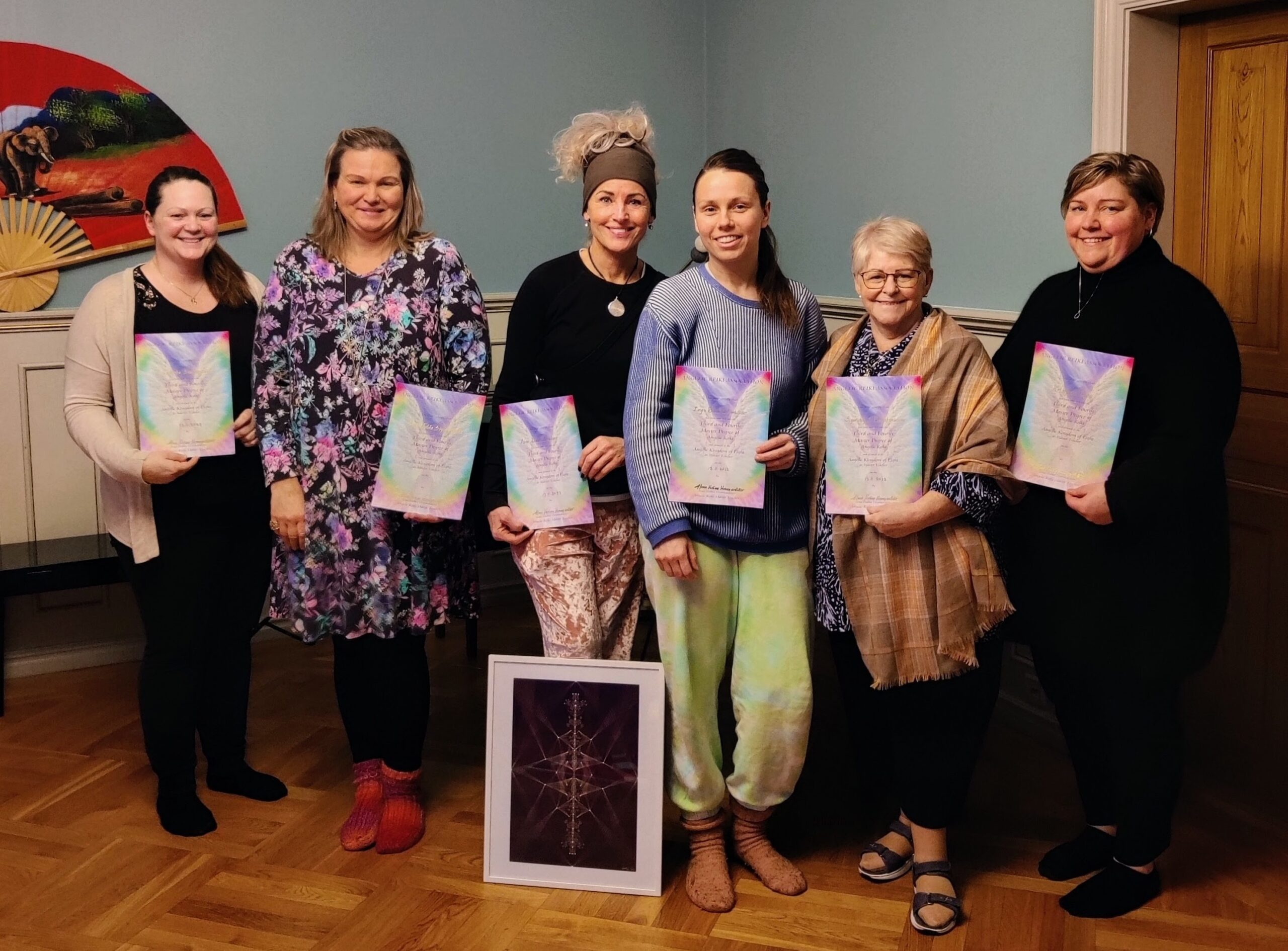 We welcome six new Angelic Reiki masters to the team!
